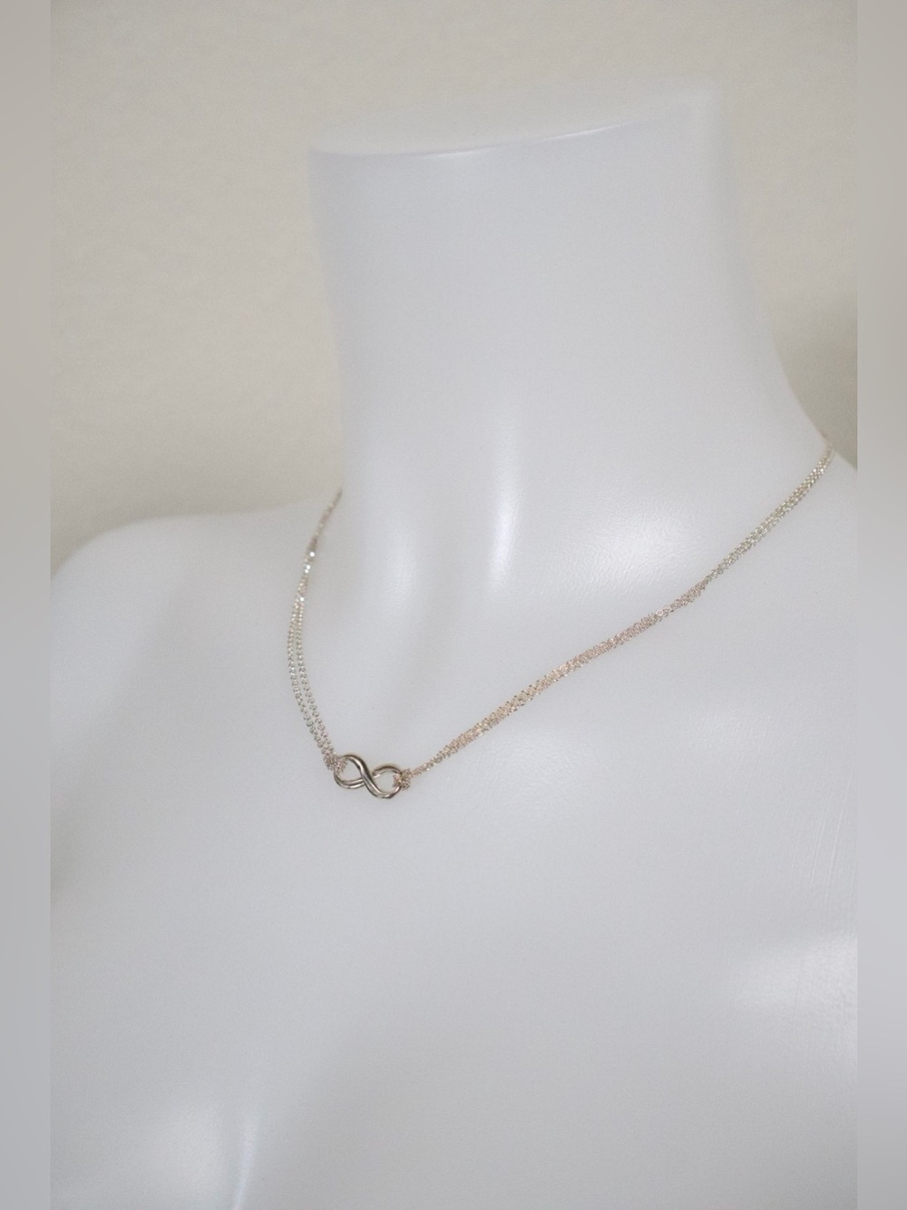 Sterling Silver Infinity Necklace by Tiffany & Co. - Picture 11 of 16